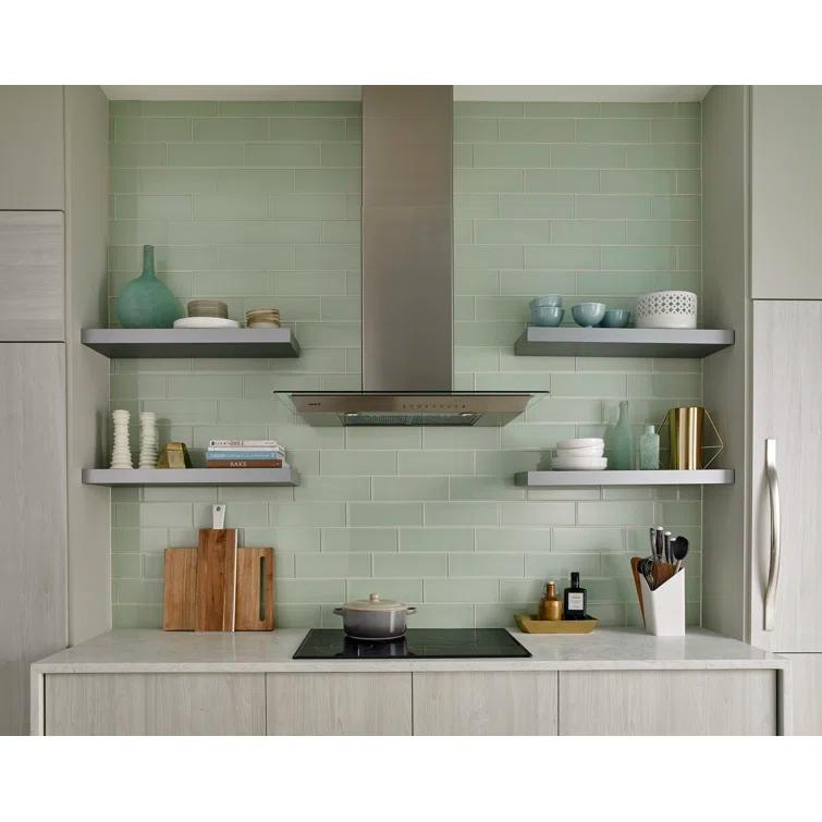 4" x 12" Glass Subway Tile