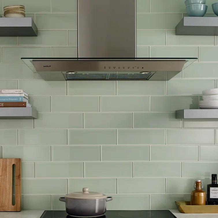 4" x 12" Glass Subway Tile