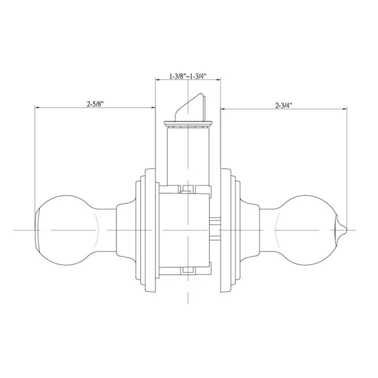 Italian Passage Door Knob