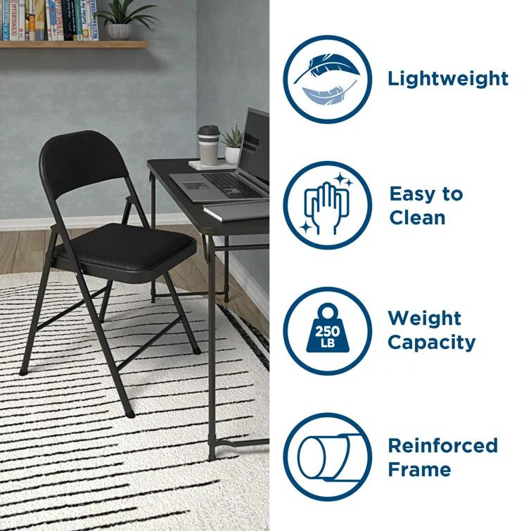 COSCO SmartFold Fabric Folding Chair