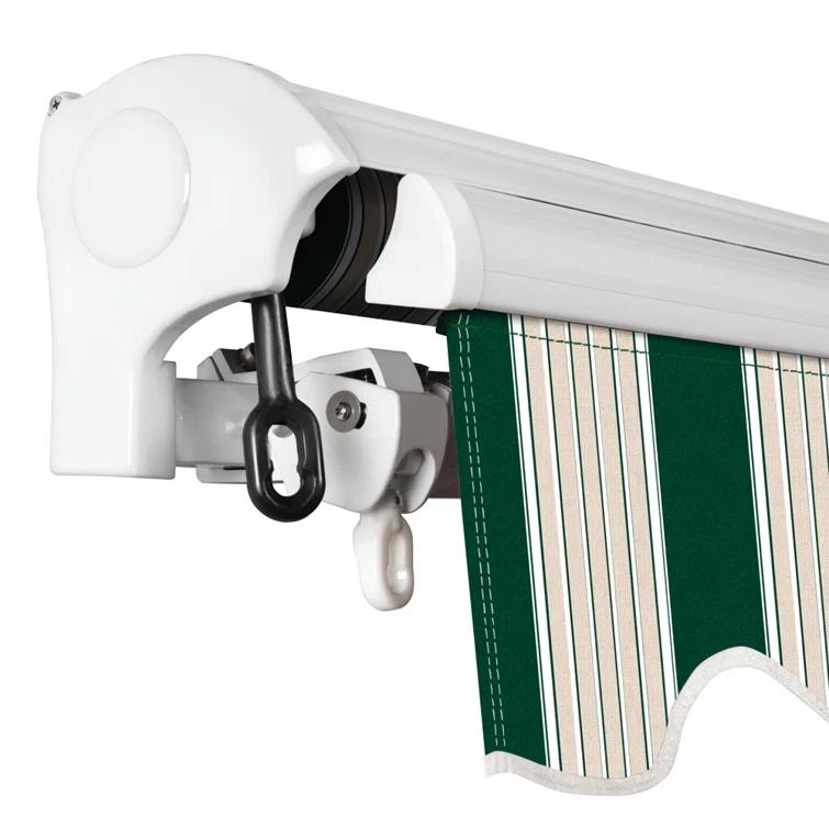 Advaning 10.5'' Fabric, Metal Cover Retractable Patio Awning