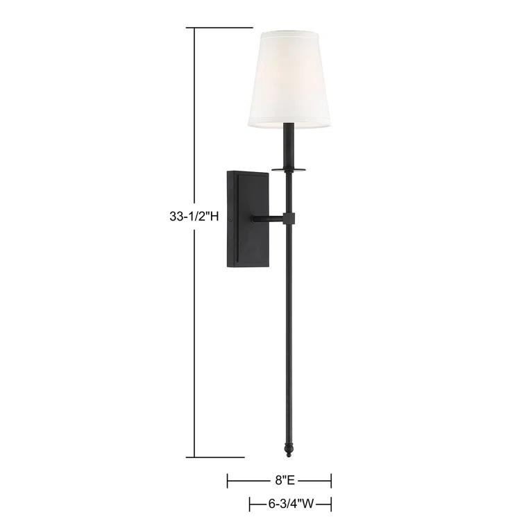Savoy House Monroe 1 - Light Wall Light in  Warm Brass