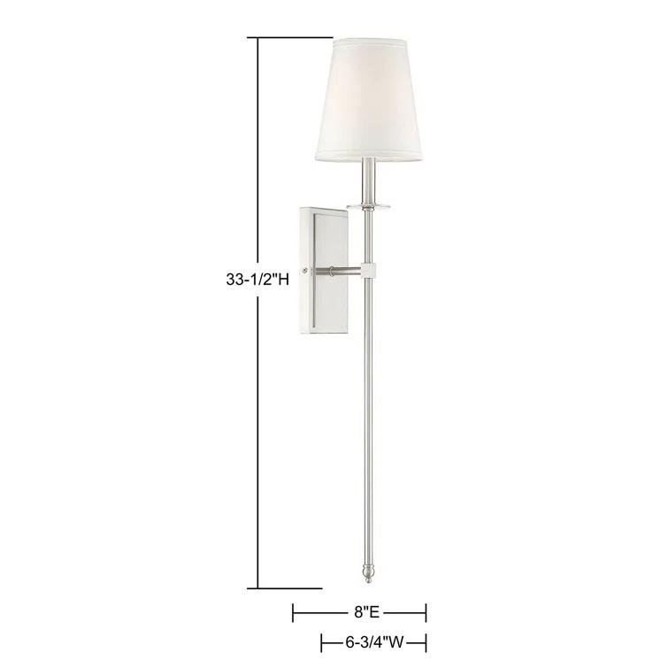 Savoy House Monroe 1 - Light Wall Light in  Warm Brass