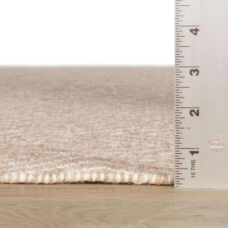 Geo Diamond Natural/Ivory Handwoven Wool Rug