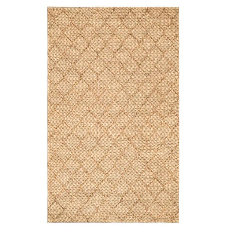 Tiles Natural Handwoven Jute Rug