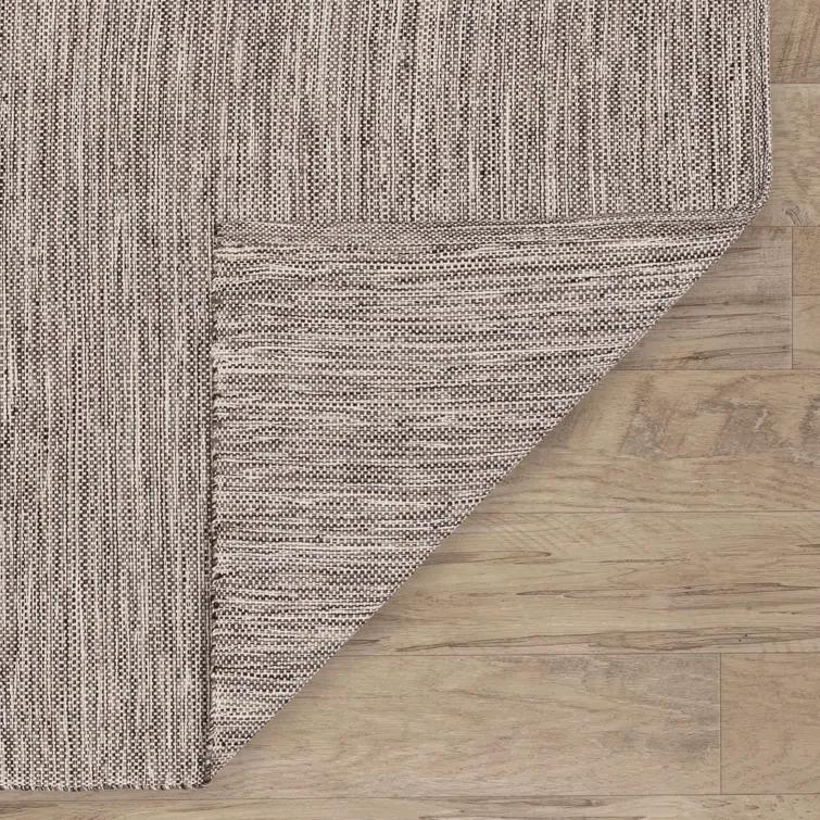 Mixed Stripe Black/Ivory Handwoven Rug
