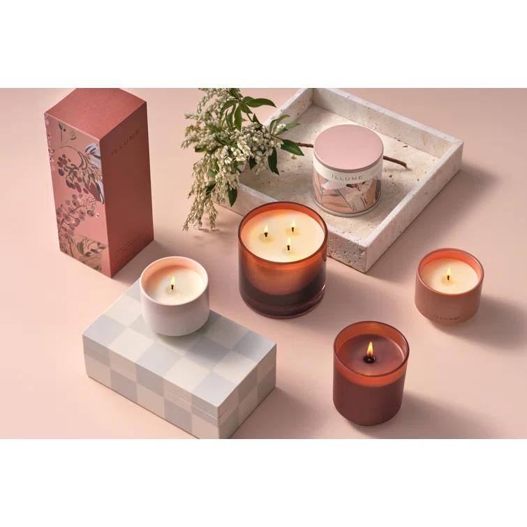 Laya Terra Tabac Scented Jar Candle with Ceramic Holder