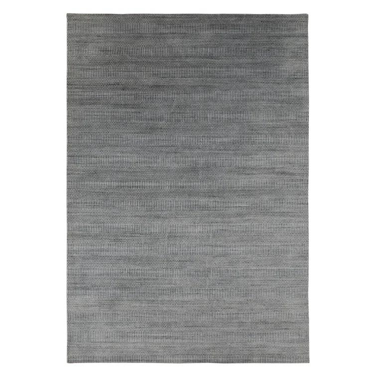 Adamsburg Striped Hand-Woven Gray Area Rug