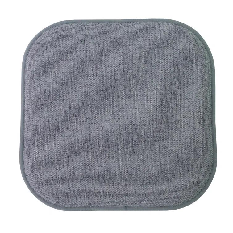 Alexis Memory Foam No Slip Back 16" x 16" Chair Pad Cushion