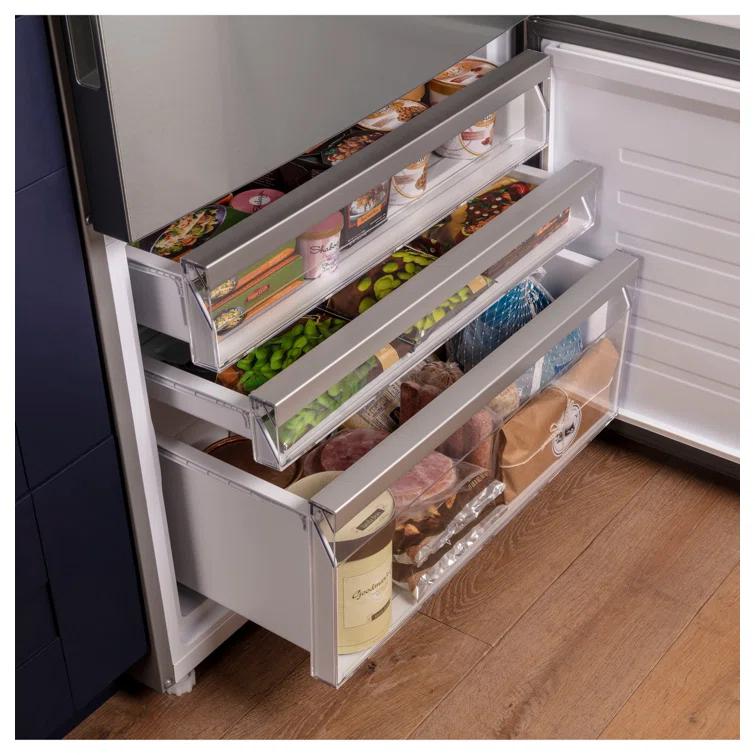 GE Appliances 31" Counter Depth Bottom Freezer 17.7 cu. ft. Refrigerator GBE17HYRFS
