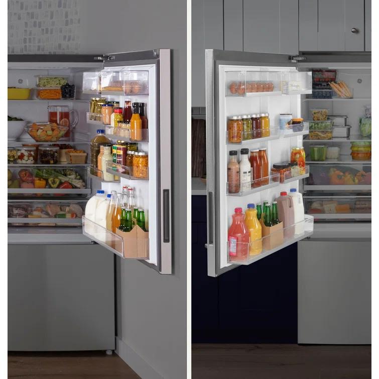 GE Appliances 31" Counter Depth Bottom Freezer 17.7 cu. ft. Refrigerator GBE17HYRFS