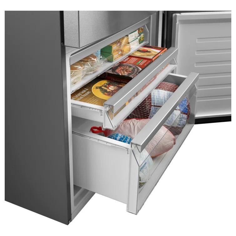 GE Appliances 31" Counter Depth Bottom Freezer 17.7 cu. ft. Refrigerator GBE17HYRFS