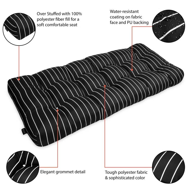Bergholt Outdoor Bench Seat Cushion