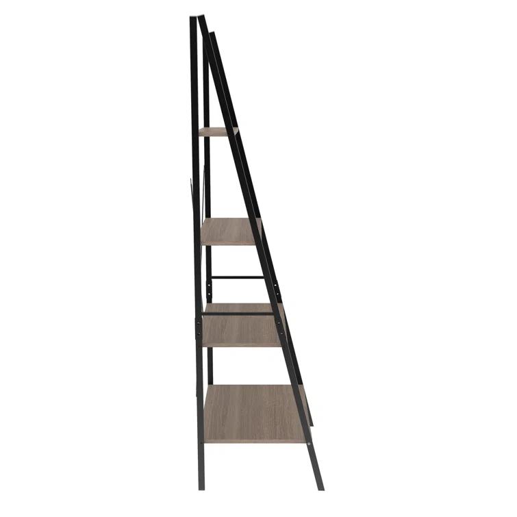 ClosetMaid Industrial 4-Tier Ladder Bookcase
