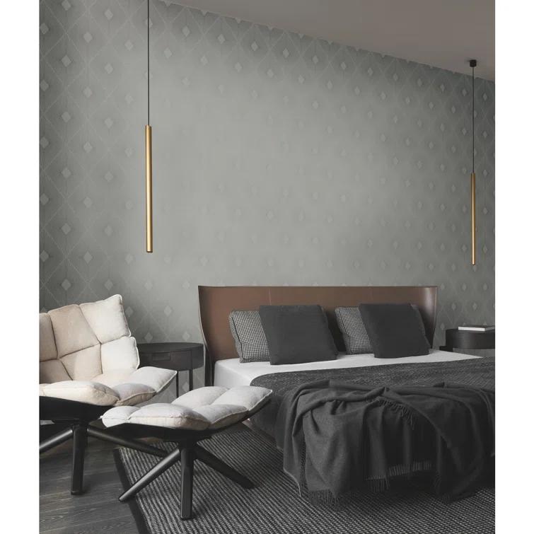 Antonina Vella Modern Metals Modern Geometric Wallpaper
