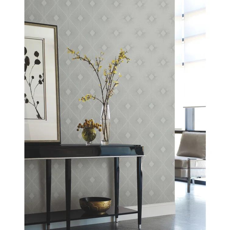 Antonina Vella Modern Metals Modern Geometric Wallpaper