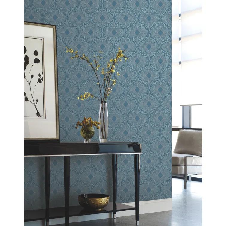 Antonina Vella Modern Metals Modern Geometric Wallpaper
