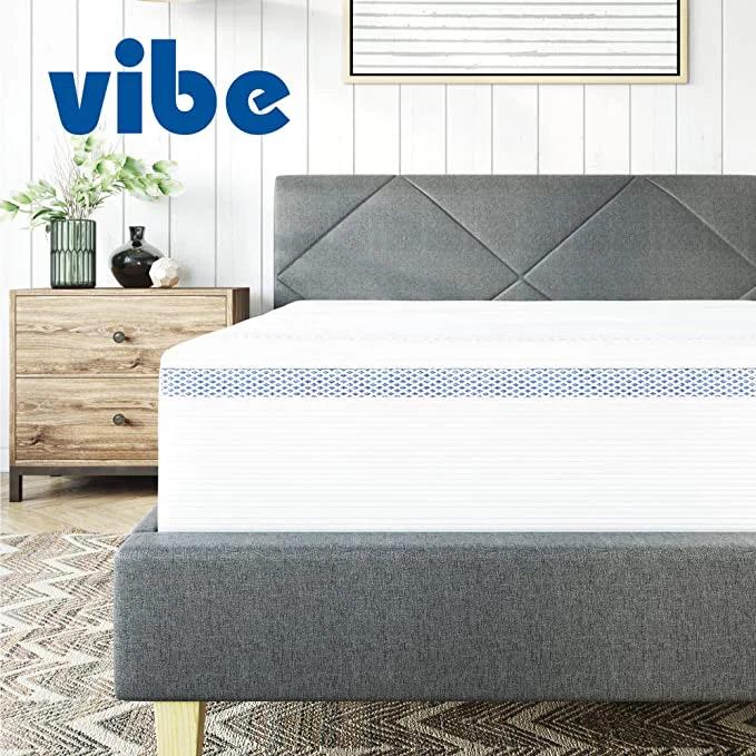 Vibe Vibe Gel Memory Foam 12-Inch Mattress | CertiPUR-US Certified | Bed-in-a-Box