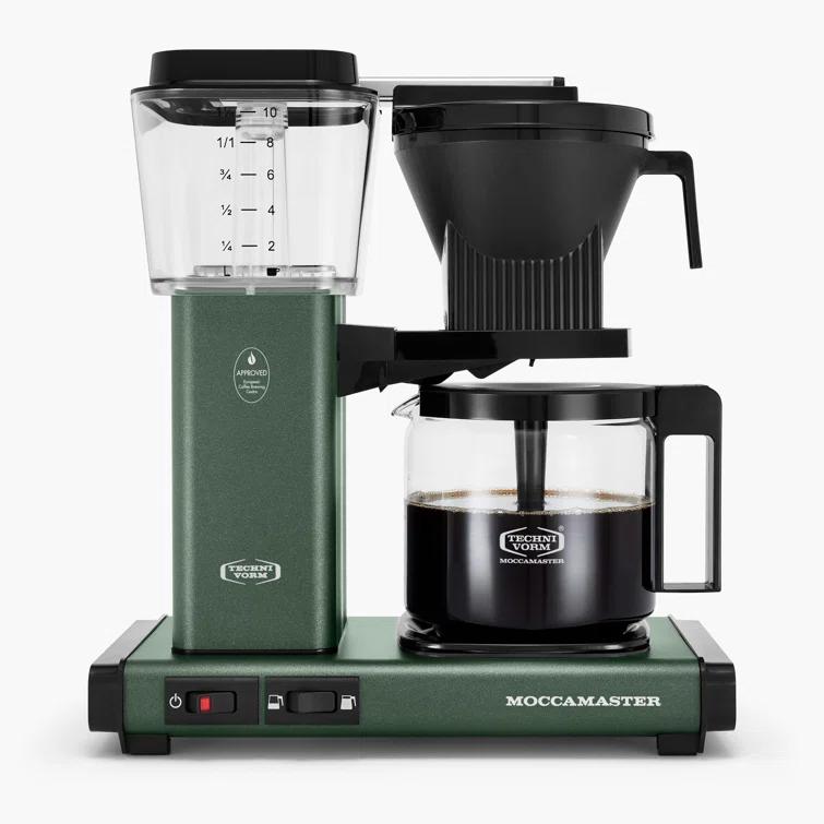 Moccamaster KBGV Glass Brewer 10-Cup Juniper Coffee Maker