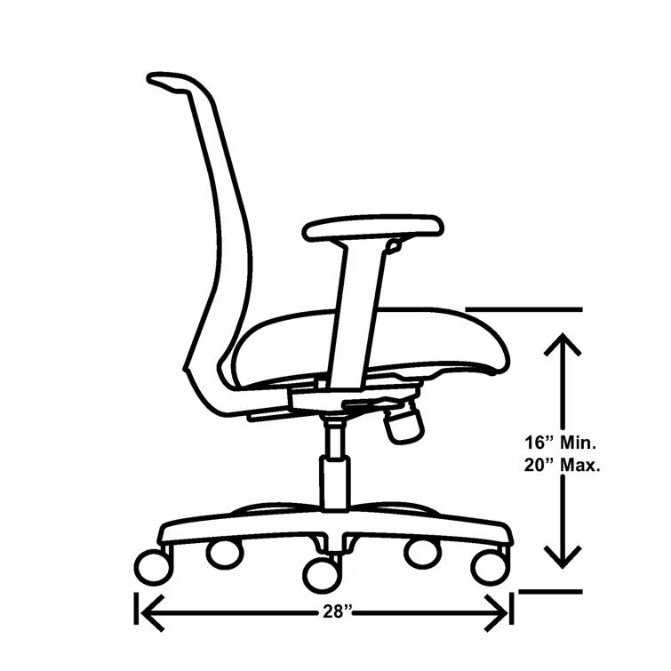 Convergence Mesh Ergonomic Task Chair