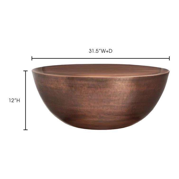 Rebel Round Metal Coffee Table (31")