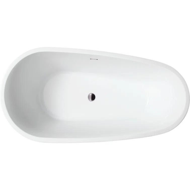 Freestanding Soaking Acrylic Bathtub