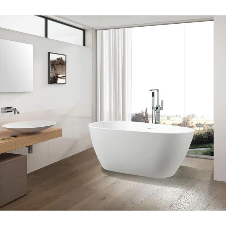 Freestanding Soaking Acrylic Bathtub