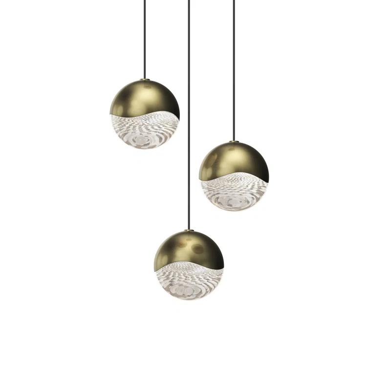 SONNEMAN Grapes 3 - Light Brass LED Cluster Pendant
