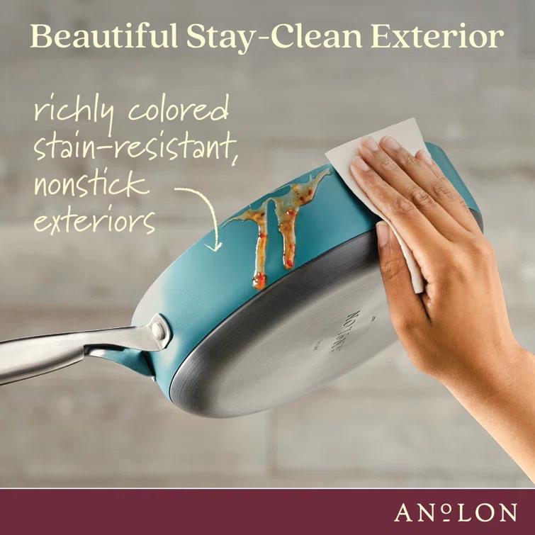 Anolon Anolon Achieve Hard Anodized Nonstick Saute Pan with Lid - 3 Quart