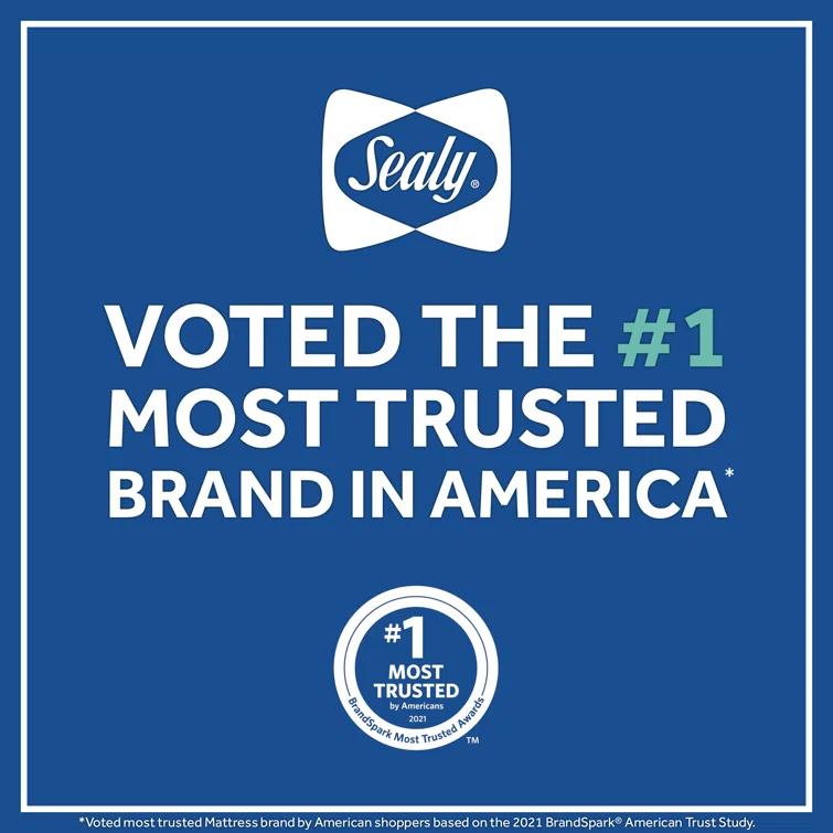 Sealy Posturepedic Grace Breathable Hypoallergenic 2-Stage Waterproof Baby Crib Mattress & Toddler Bed Mattress, GREENGUARD Gold Certified, 52" x 28"