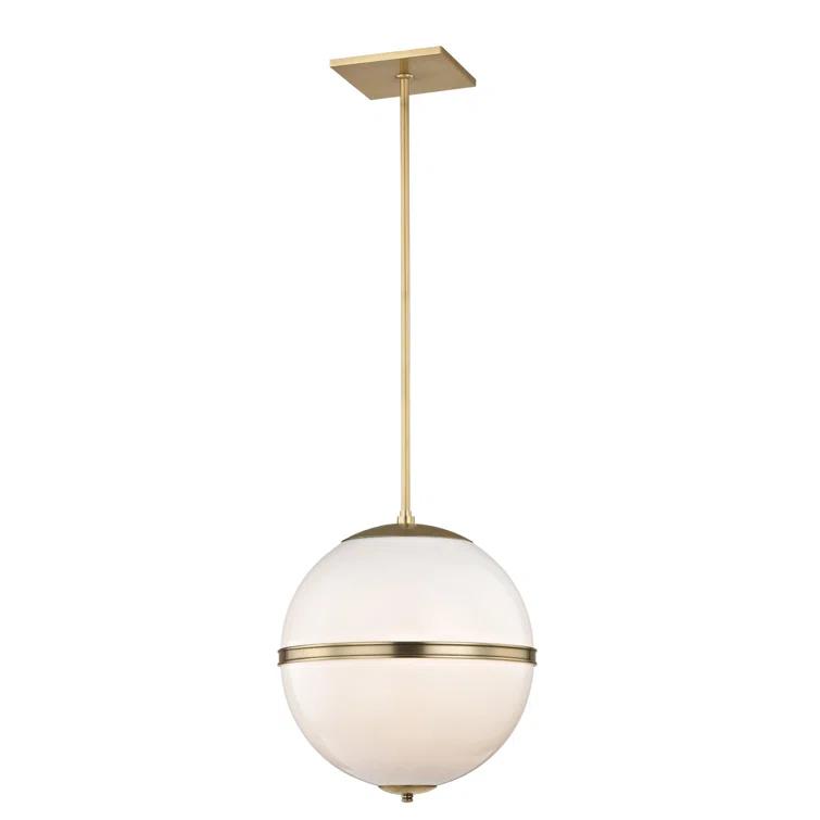 Crystorama Lighting Truax 3 - Light Pendant in  Aged Brass