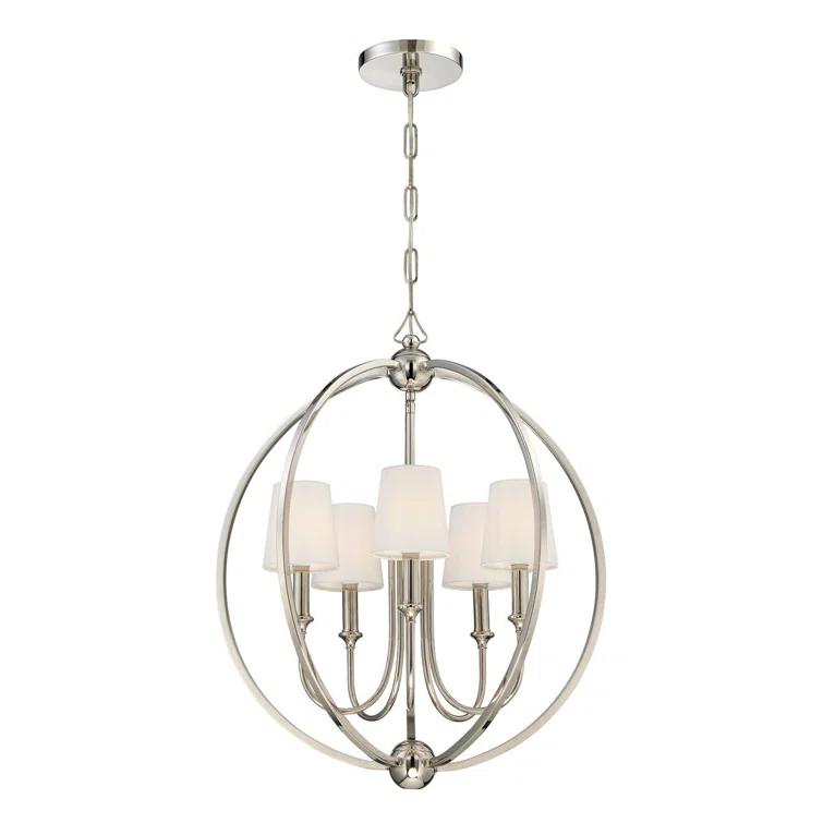 Crystorama Lighting - Five Light Chandelier - Chandelier - Sylvan - Five Light