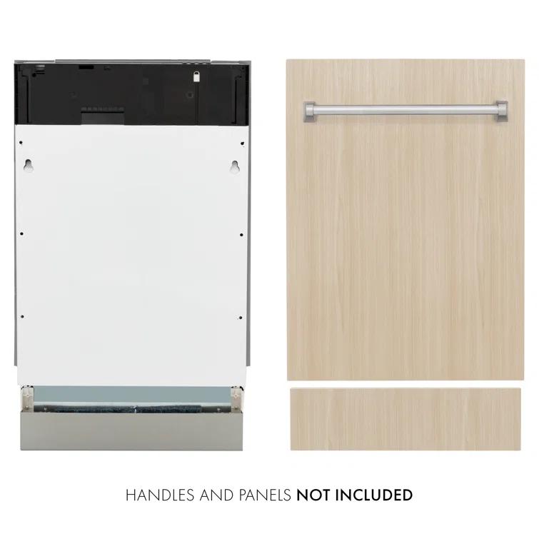 ZLINE DWV-18 ZLINE 18 in. Tallac Series Dishwasher in Custom Panel Ready W/ Stainless Steel Tub, 51dBa