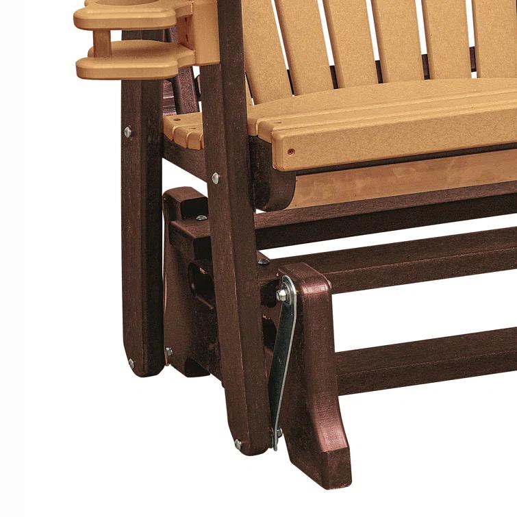 Outdoor Gliding Plastic Bench