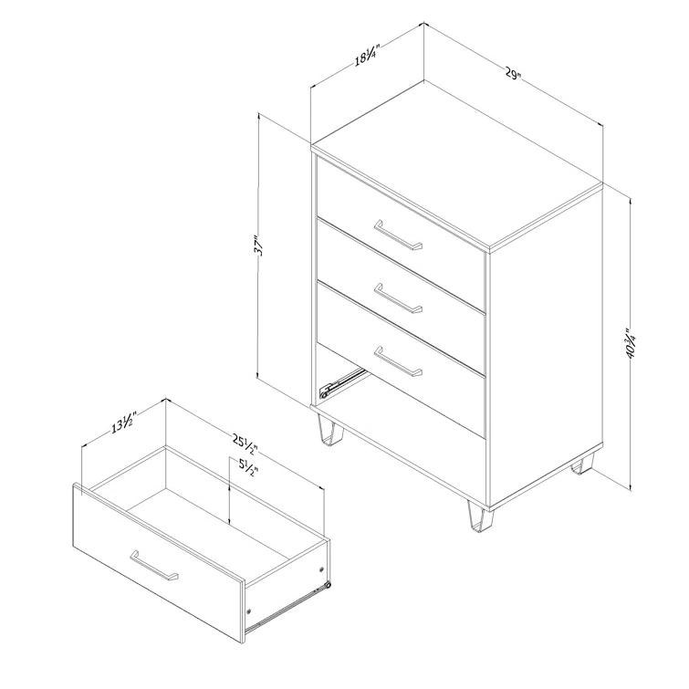 Arlen 4-Drawer Dresser