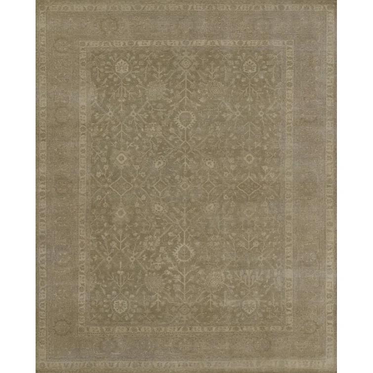 Menorca Hand-Knotted Wool Rug by Pure Salt x Momeni - Cream / 10' x 14'