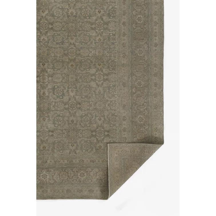 Menorca Hand-Knotted Wool Rug by Pure Salt x Momeni - Blue / 2'6" x 9'