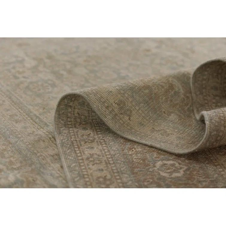 Menorca Hand-Knotted Wool Rug by Pure Salt x Momeni - Blue / 2'6" x 9'