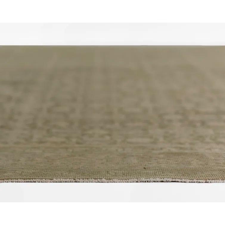 Menorca Hand-Knotted Wool Rug by Pure Salt x Momeni - Green / 8' x 10'