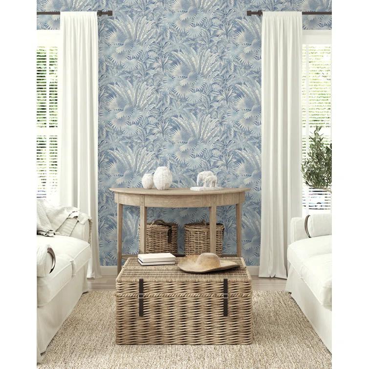 Tommy Bahama Bahamian Breeze Palm 18' L x 20.5" W Peel & Stick Wallpaper Roll