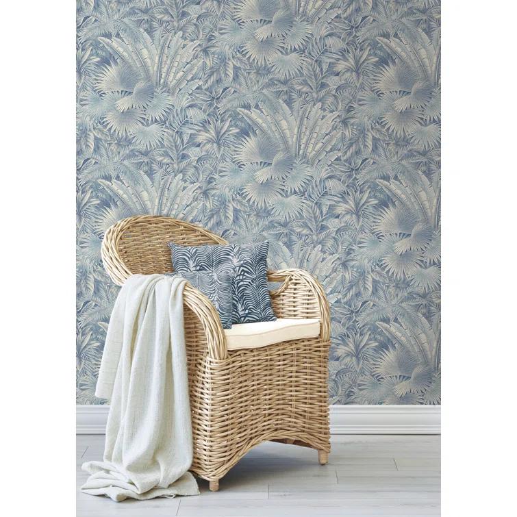 Tommy Bahama Bahamian Breeze Palm 18' L x 20.5" W Peel & Stick Wallpaper Roll