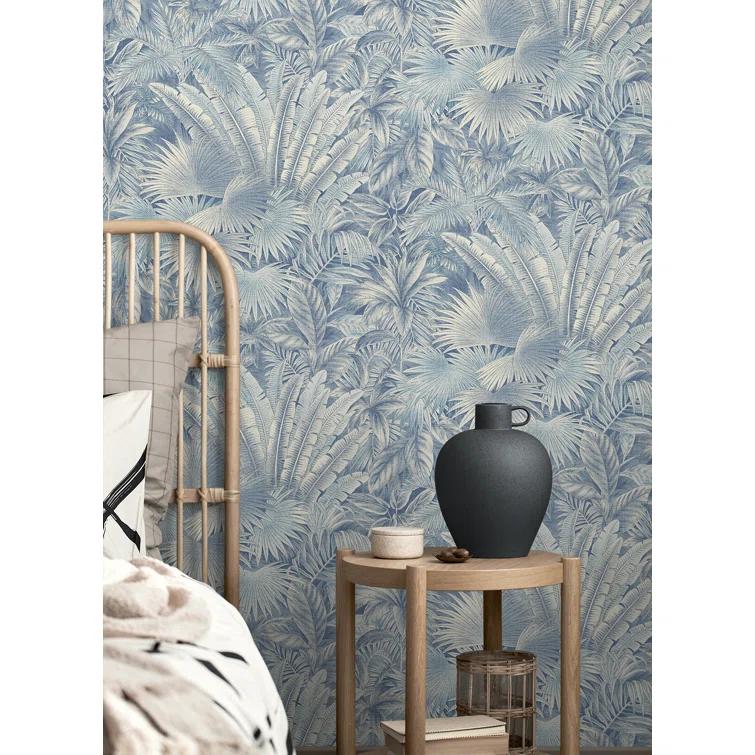 Tommy Bahama Bahamian Breeze Palm 18' L x 20.5" W Peel & Stick Wallpaper Roll