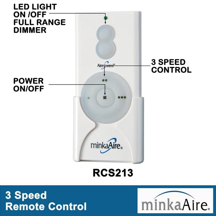 54" 4 - Blade LED Standard Ceiling Fan with Remote Control and Light Kit Included