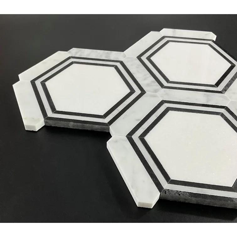 Marble Honeycomb Mosaic Wall & Floor Tile