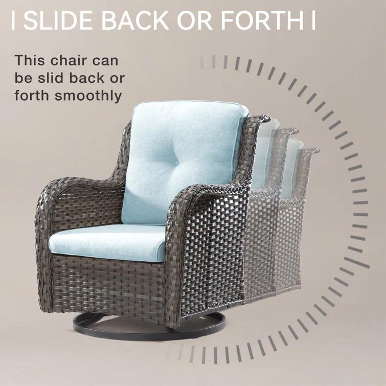 Outdoor Dining Armchair with Cushion
