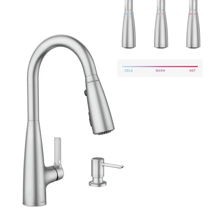 Haelyn Touchless Single-Handle Pulldown Sprayer Kitchen Faucet with MotionSense Wave and Power Clean