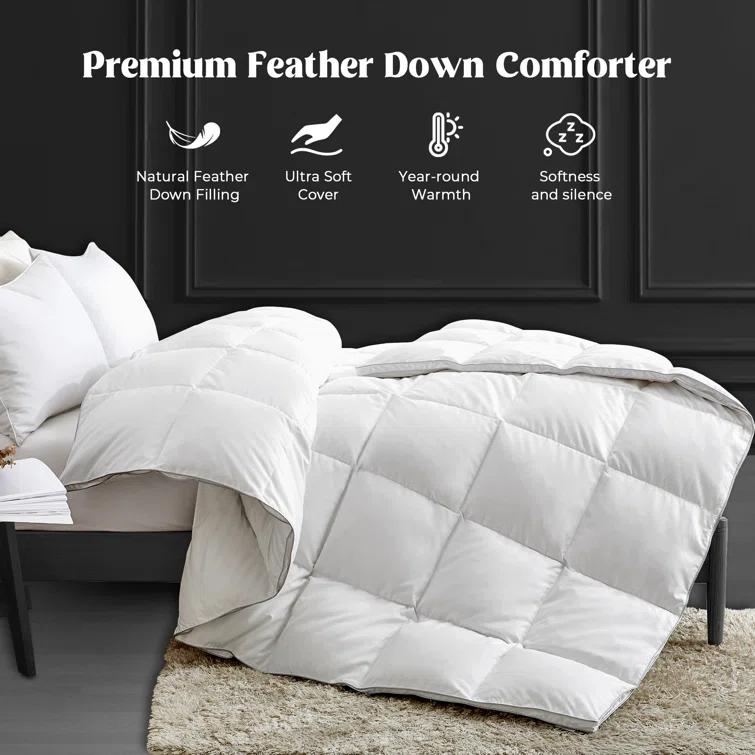 600 Fill Power All Season Down Comforter/Duvet Insert