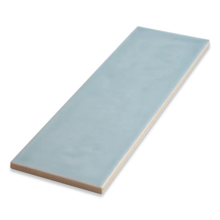 Cruz Bay Studio Bedouin 3.5" x 12" Green Gloss Ceramic Subway Tile