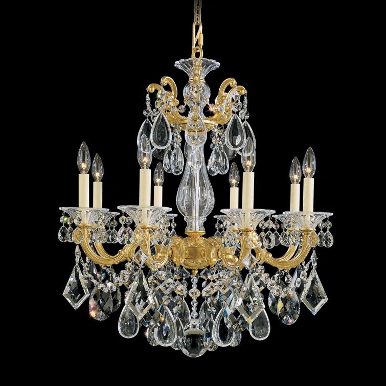 La Scala 8 - Light Glass Classic / Traditional Chandelier