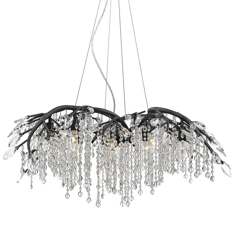 Willa Arlo™ Interiors Montriel 12 - Light Unique / Statement Geometric Chandelier with Crystal Accents & Reviews | Wayfair